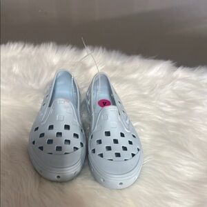 Vans Perforated Sky Blue Slip-Ons
